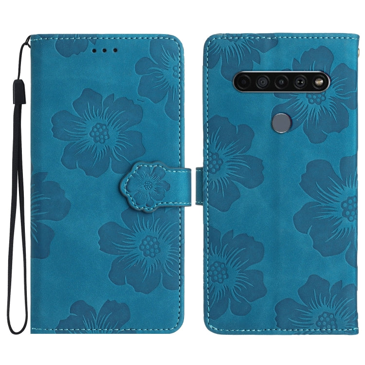 Flower Embossing Pattern Leather Phone Case