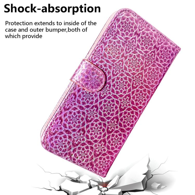 Colorful Magnetic Buckle Leather Phone Case