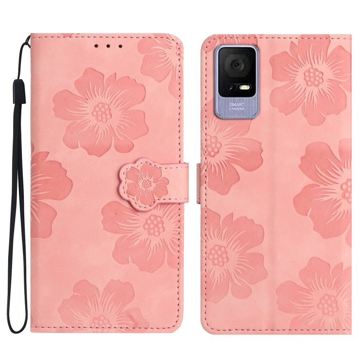 Flower Embossing Pattern Leather Phone Case — view 9