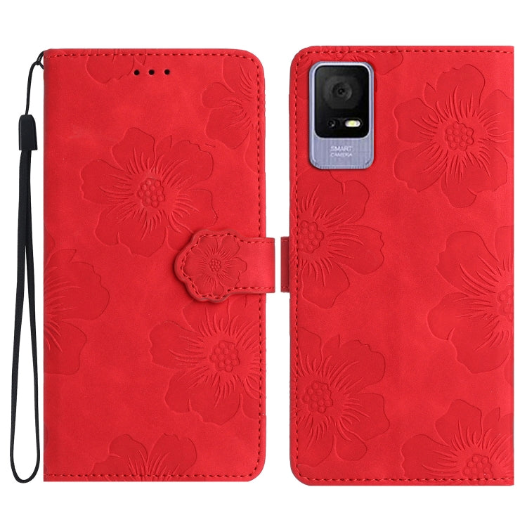 Flower Embossing Pattern Leather Phone Case — view 10