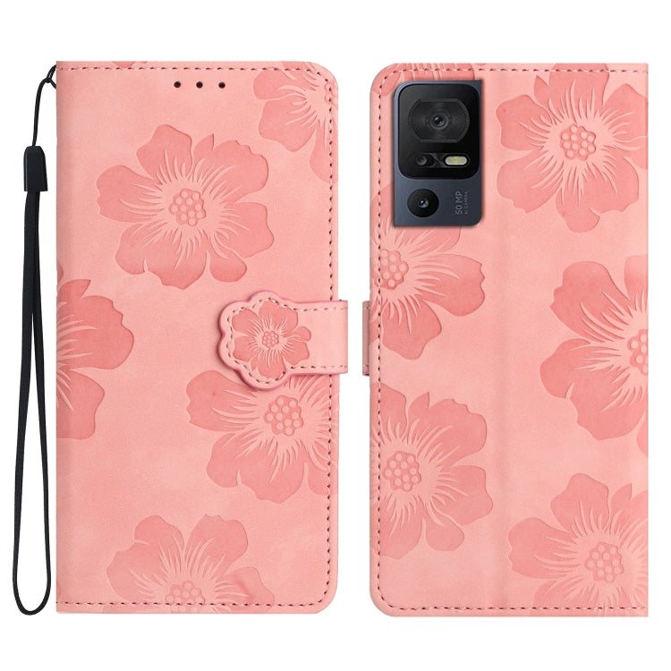 Flower Embossing Pattern Leather Phone Case — view 14