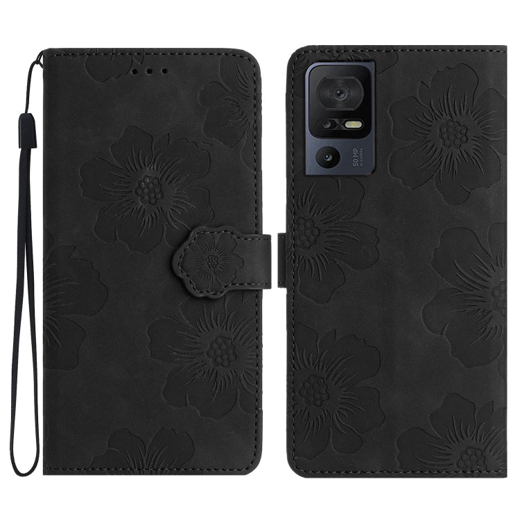 Flower Embossing Pattern Leather Phone Case — view 16