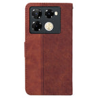 Geometric Embossed Leather Phone Case