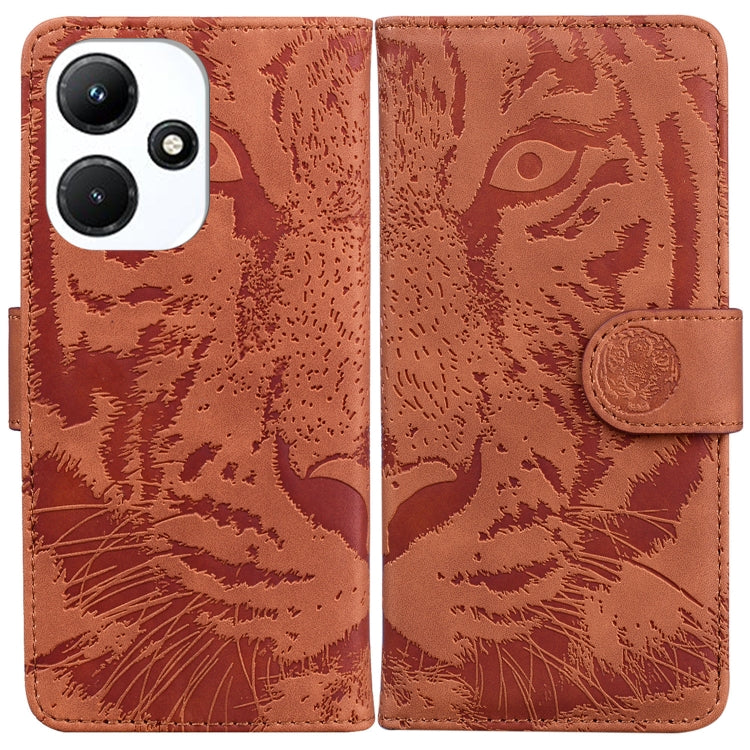 Tiger Embossing Pattern Flip Leather Phone Case — view 47