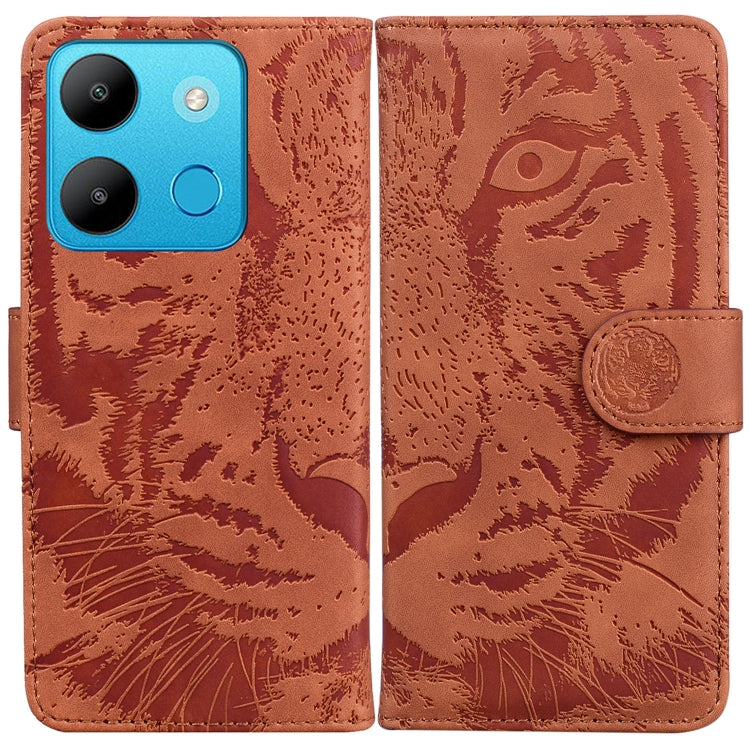 Tiger Embossing Pattern Flip Leather Phone Case — view 28