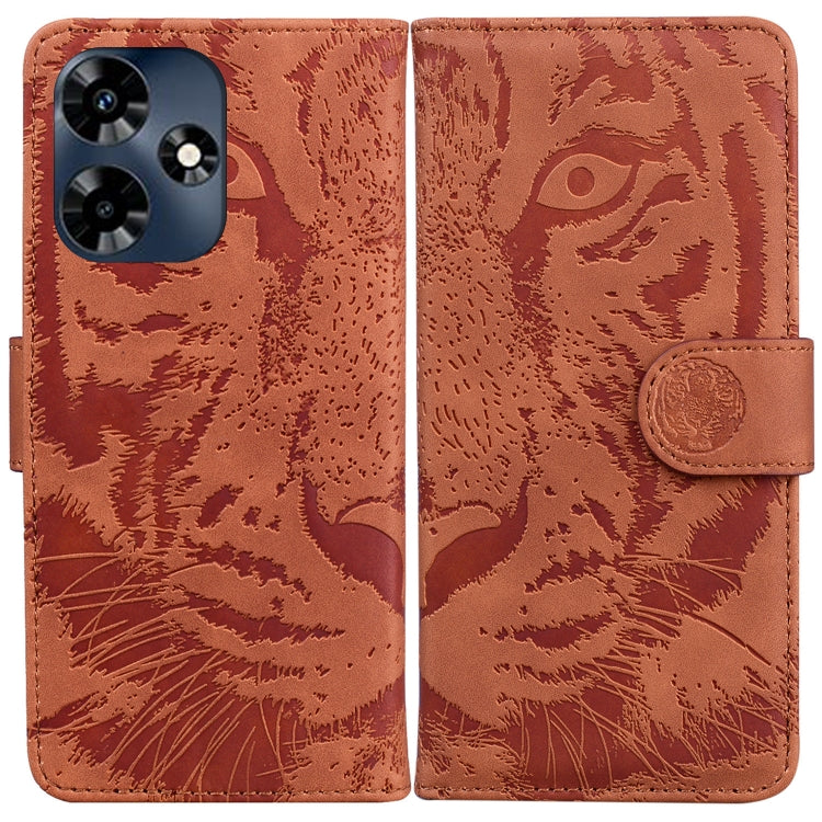 Tiger Embossing Pattern Flip Leather Phone Case — view 22