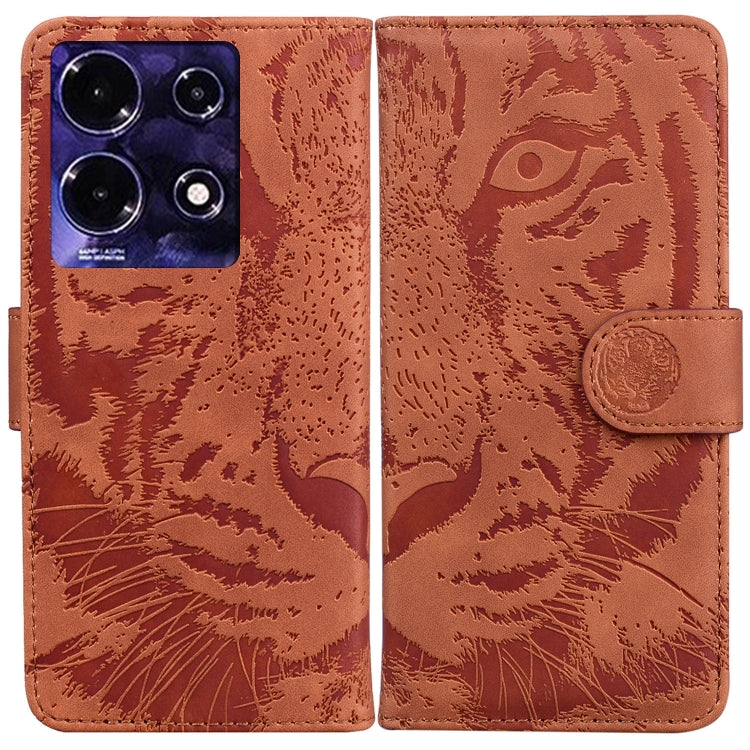 Tiger Embossing Pattern Flip Leather Phone Case — view 53