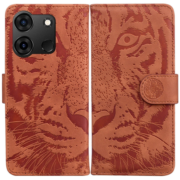 Tiger Embossing Pattern Flip Leather Phone Case — view 35