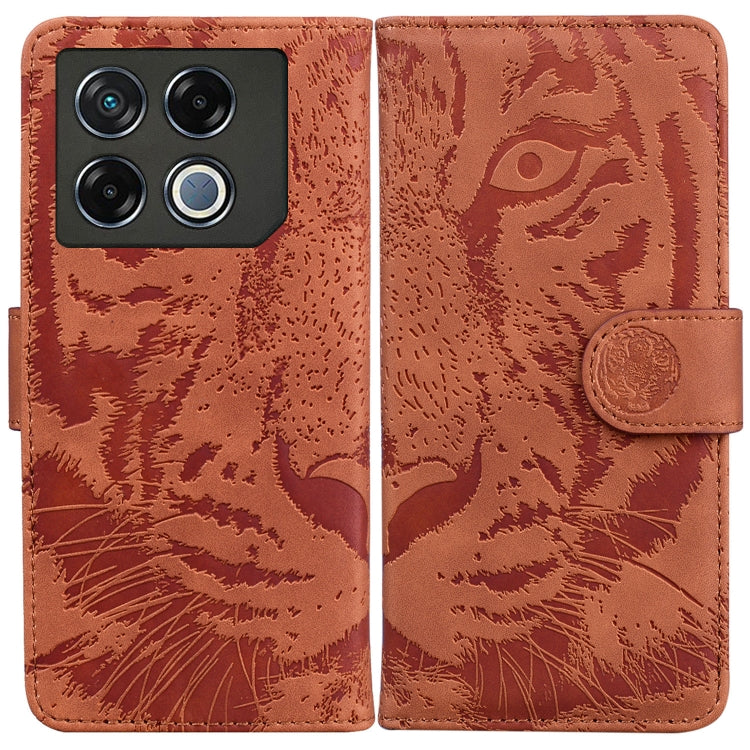 Tiger Embossing Pattern Flip Leather Phone Case — view 65