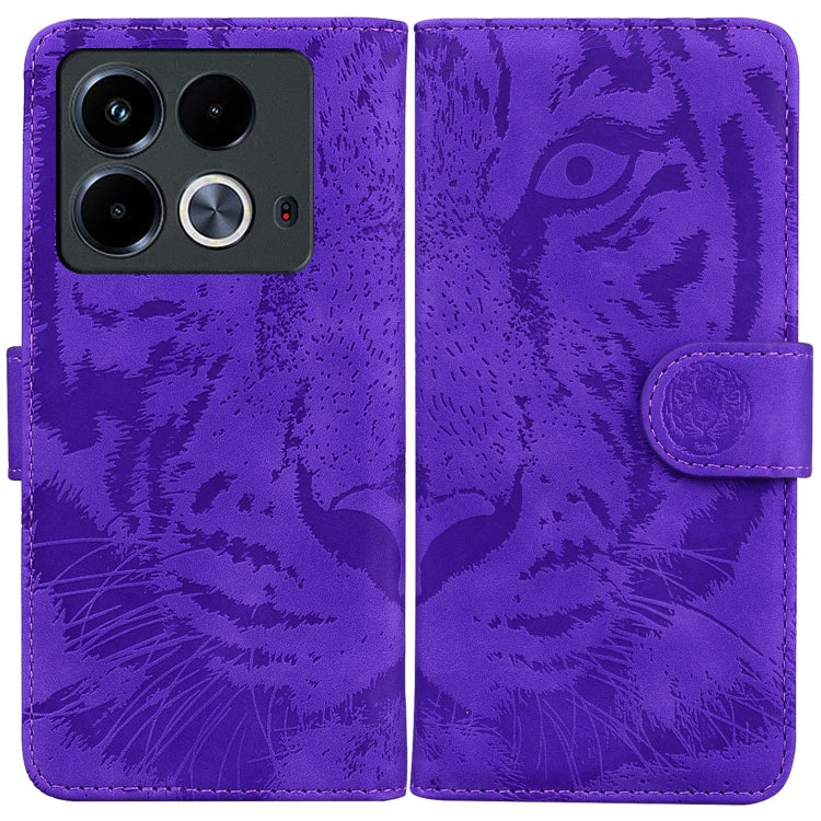 Tiger Embossing Pattern Flip Leather Phone Case — view 22