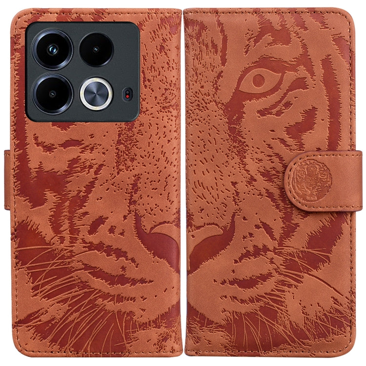 Tiger Embossing Pattern Flip Leather Phone Case — view 23