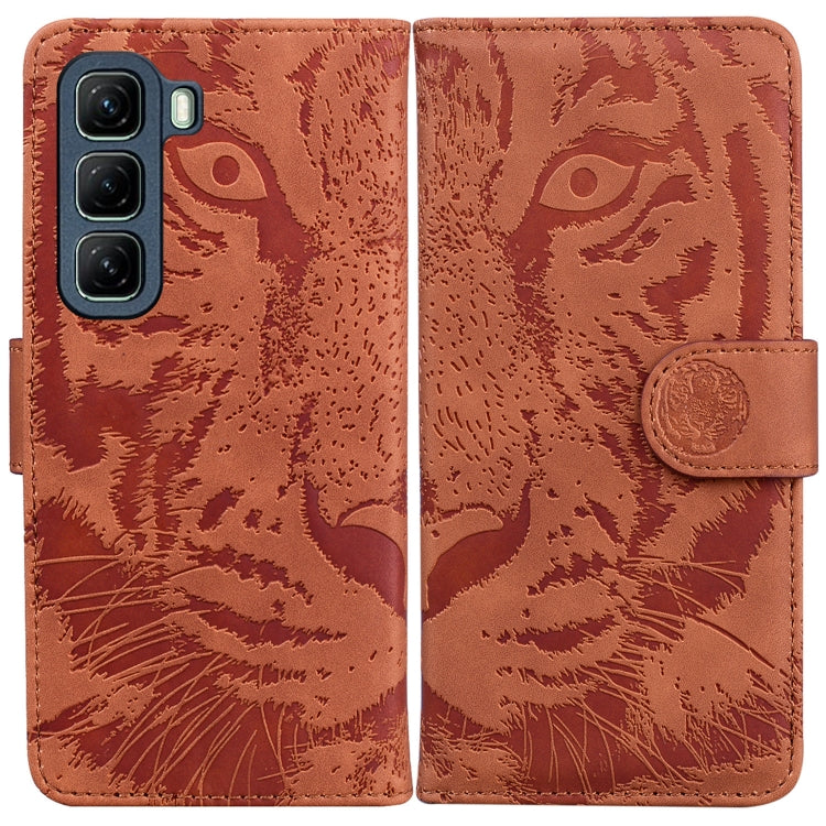Tiger Embossing Pattern Flip Leather Phone Case — view 47