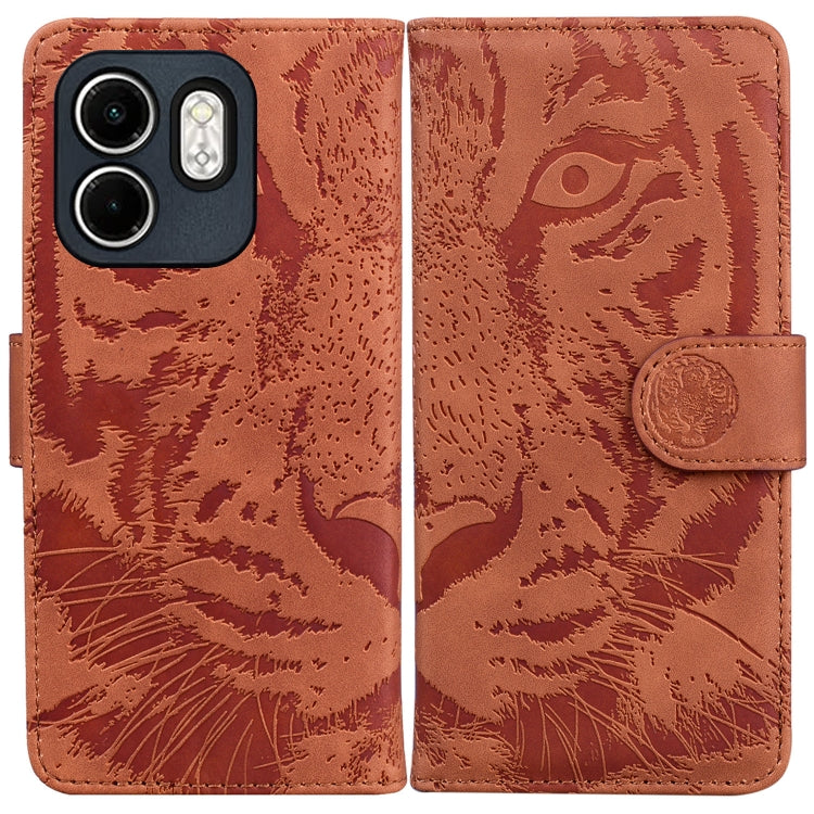 Tiger Embossing Pattern Flip Leather Phone Case — view 29