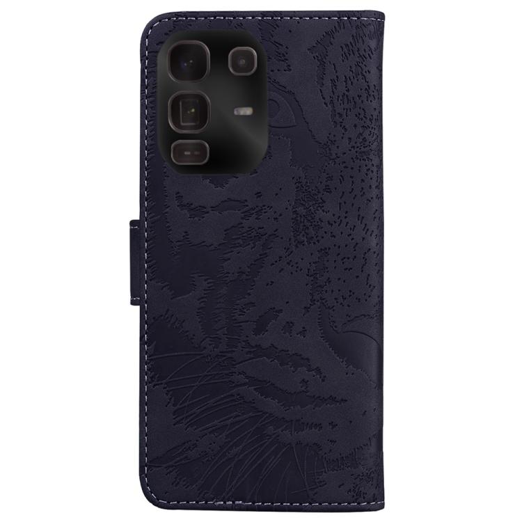 Tiger Embossing Pattern Flip Leather Phone Case — For Infinix Hot 50 Pro 4G