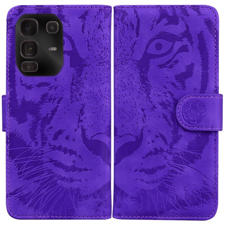 Tiger Embossing Pattern Flip Leather Phone Case — For Infinix Note 40 5G