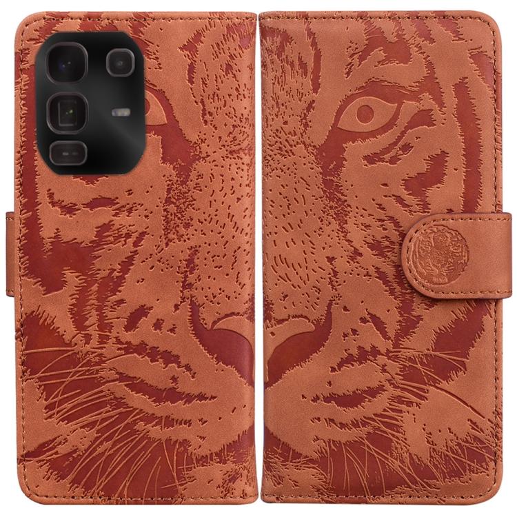 Tiger Embossing Pattern Flip Leather Phone Case — For Infinix GT 20 Pro