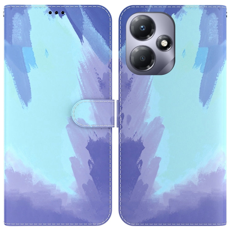 Watercolor Pattern Flip Leather Phone Case