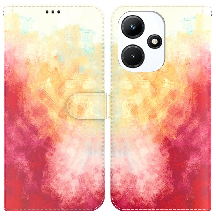 Watercolor Pattern Flip Leather Phone Case — view 16