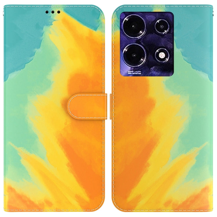 Watercolor Pattern Flip Leather Phone Case — view 21