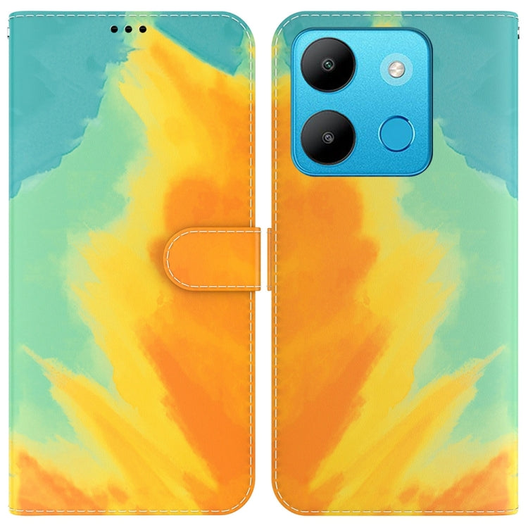 Watercolor Pattern Flip Leather Phone Case — view 27