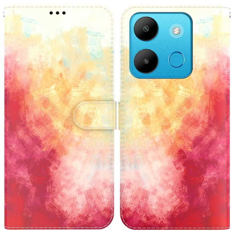 Watercolor Pattern Flip Leather Phone Case — view 28