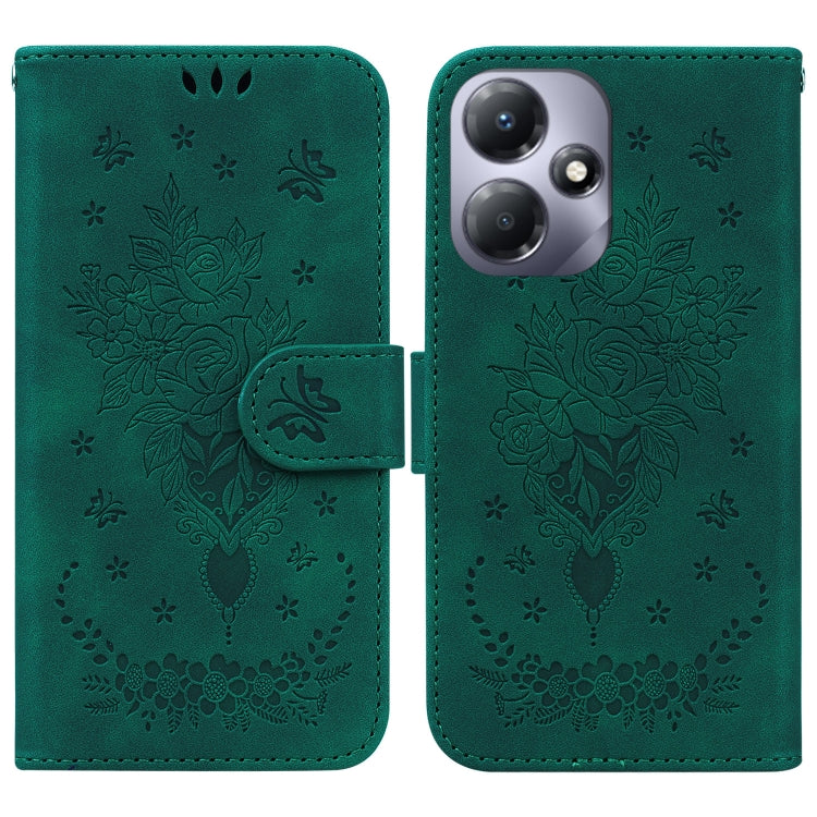 Butterfly Rose Embossed Leather Phone Case — view 52