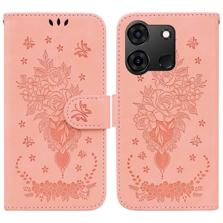 Butterfly Rose Embossed Leather Phone Case — view 20