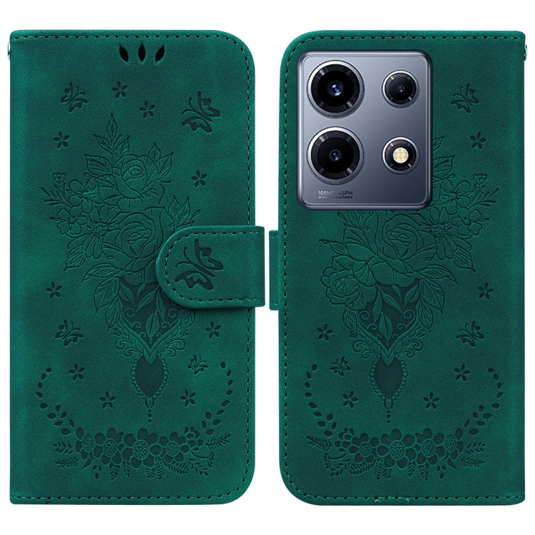 Butterfly Rose Embossed Leather Phone Case — view 47