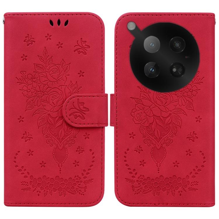 Butterfly Rose Embossed Leather Phone Case — view 45