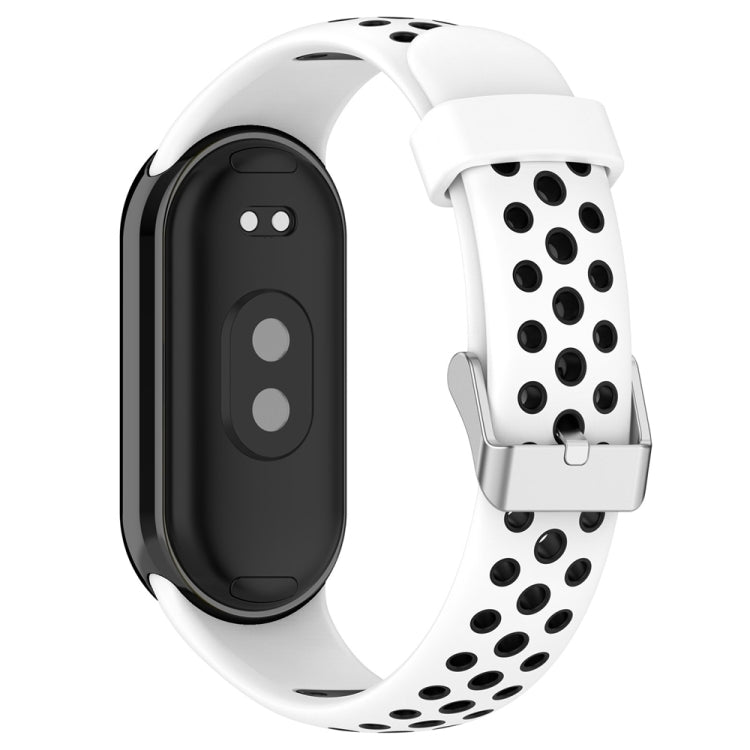 Two-color Steel Plug Silicone Watch Band