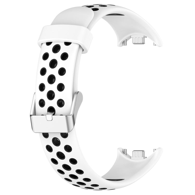 Two-color Steel Plug Silicone Watch Band