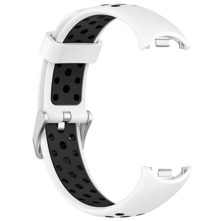Two-color Steel Plug Silicone Watch Band