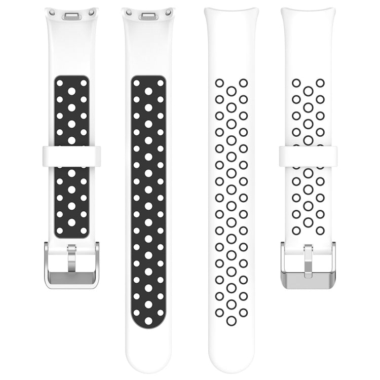 Two-color Steel Plug Silicone Watch Band
