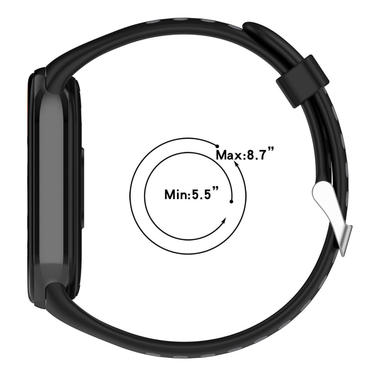 Two-color Steel Plug Silicone Watch Band