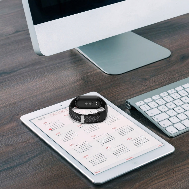 Two-color Steel Plug Silicone Watch Band