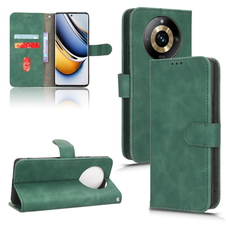 Skin Feel Magnetic Flip Leather Phone Case