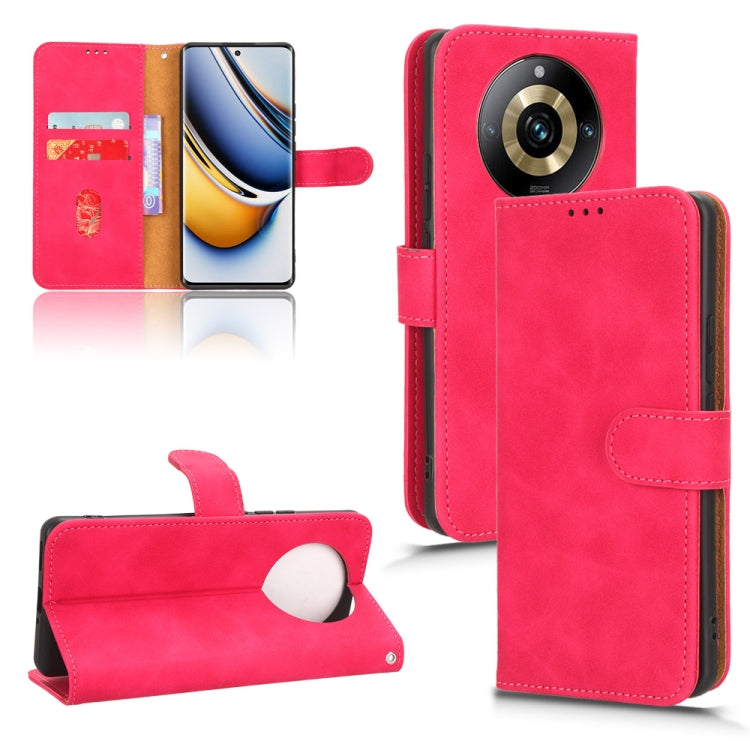 Skin Feel Magnetic Flip Leather Phone Case