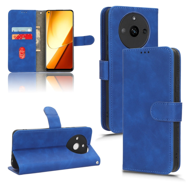 Skin Feel Magnetic Flip Leather Phone Case