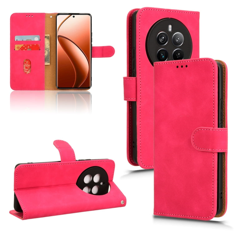 Skin Feel Magnetic Flip Leather Phone Case
