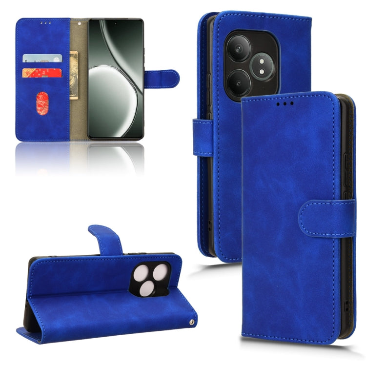 Skin Feel Magnetic Flip Leather Phone Case
