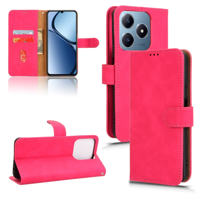 Skin Feel Magnetic Flip Leather Phone Case