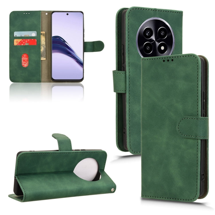 Skin Feel Magnetic Flip Leather Phone Case