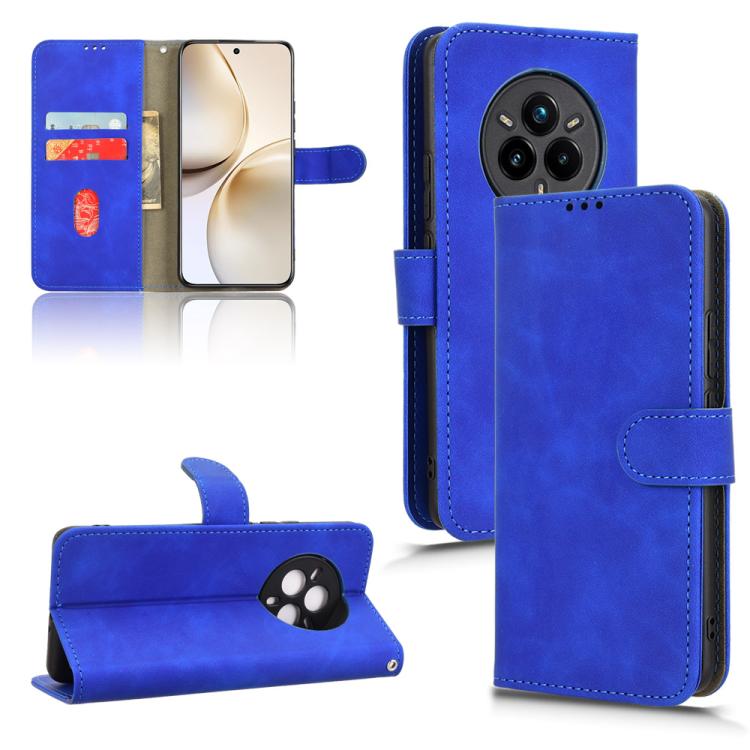 Skin Feel Magnetic Flip Leather Phone Case
