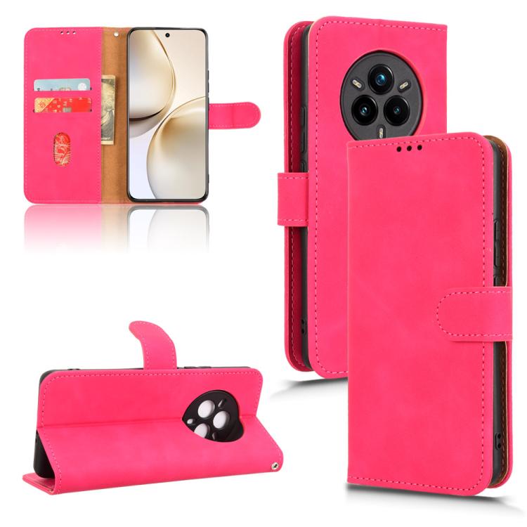 Skin Feel Magnetic Flip Leather Phone Case
