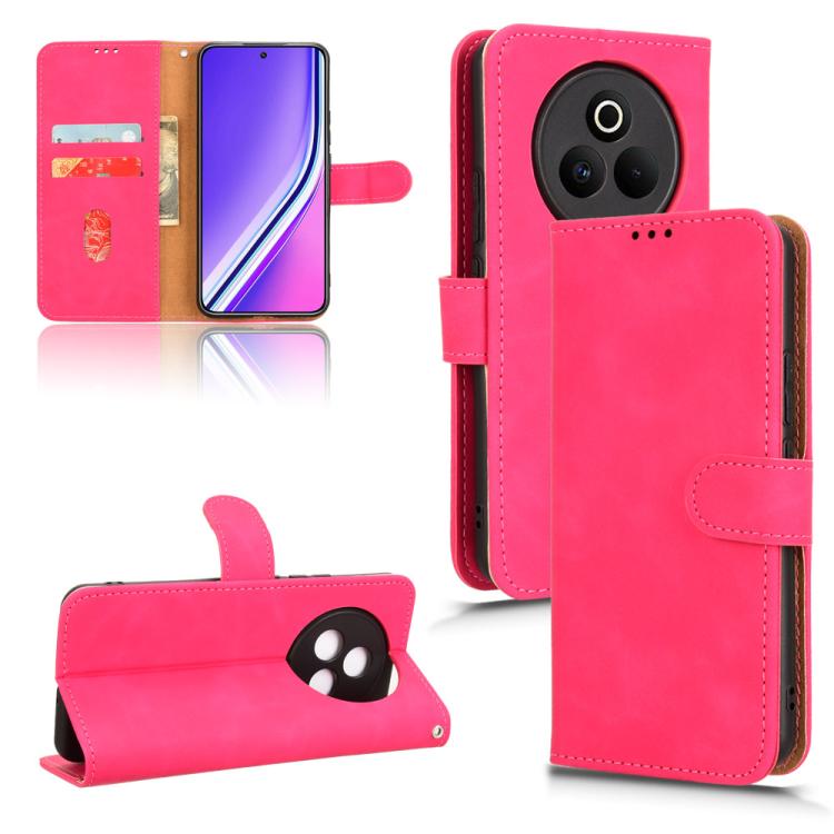 Skin Feel Magnetic Flip Leather Phone Case