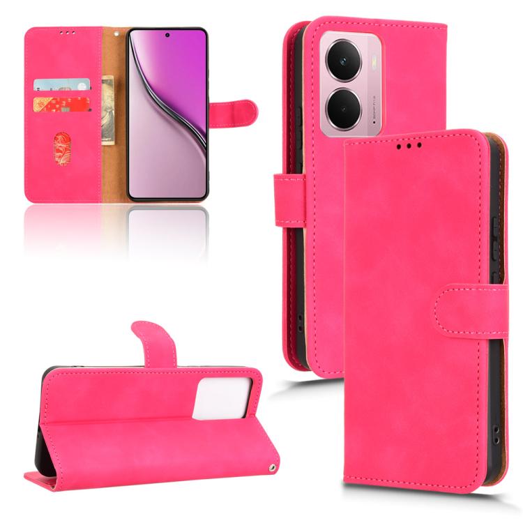 Skin Feel Magnetic Flip Leather Phone Case