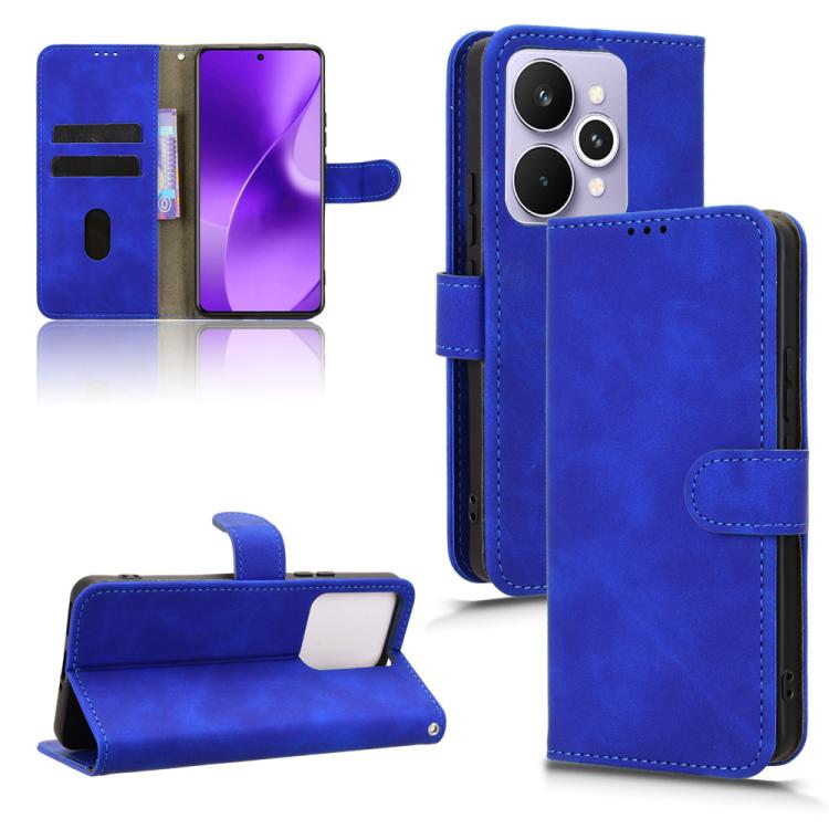 Skin Feel Magnetic Flip Leather Phone Case