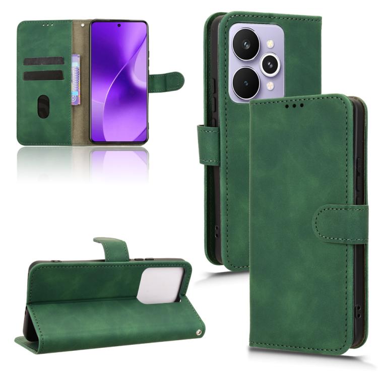Skin Feel Magnetic Flip Leather Phone Case