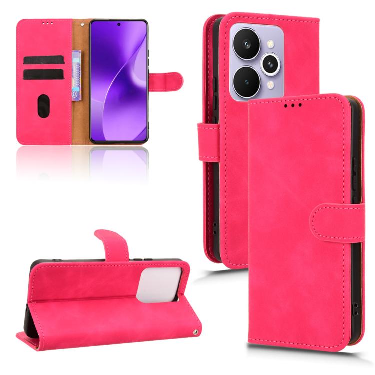 Skin Feel Magnetic Flip Leather Phone Case