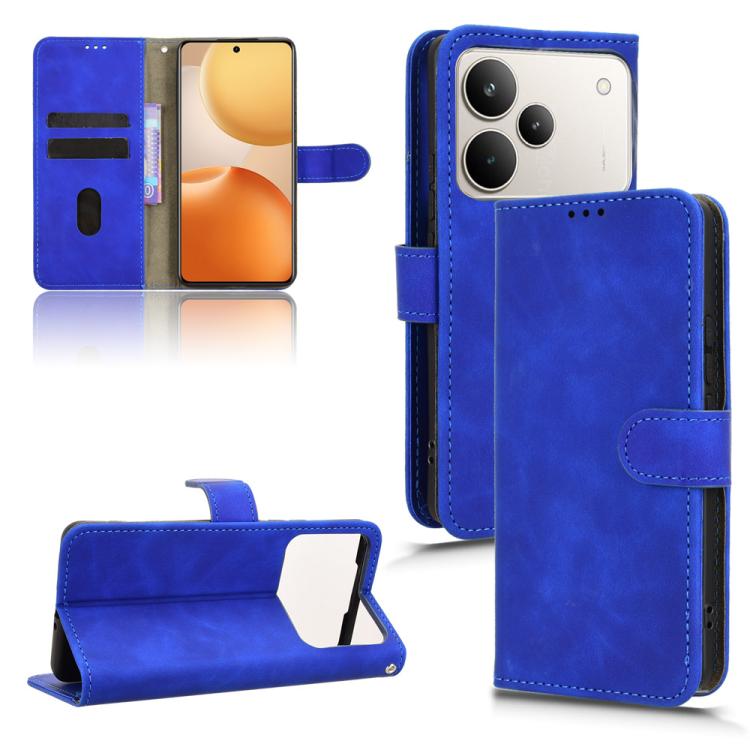 Skin Feel Magnetic Flip Leather Phone Case